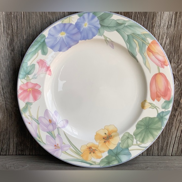 Vintage Discontinued Mikasa Optima SPRING LEGACY 10.75” Dinner Plate Replacement - Picture 16 of 16